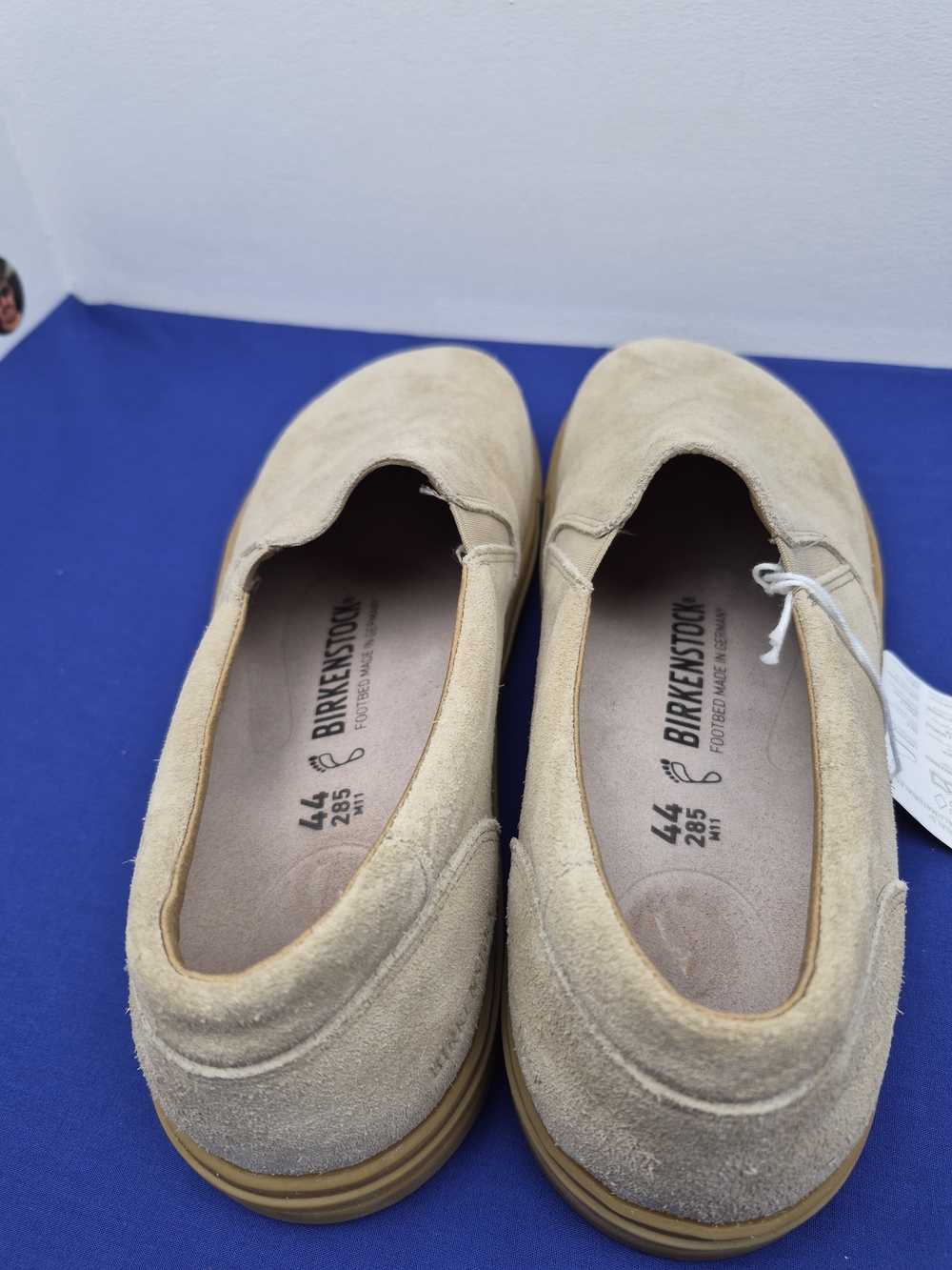 Birkenstock NWT SIZE 11 Oswego Suede Leather Slip-on sneaker streetwear neutral - Picture 4 of 13
